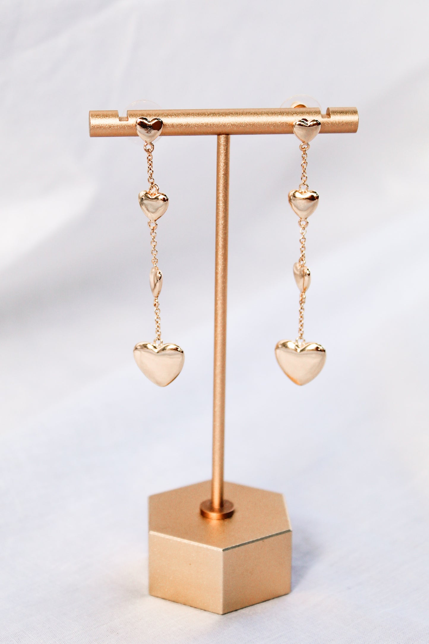 Heart String Earrings