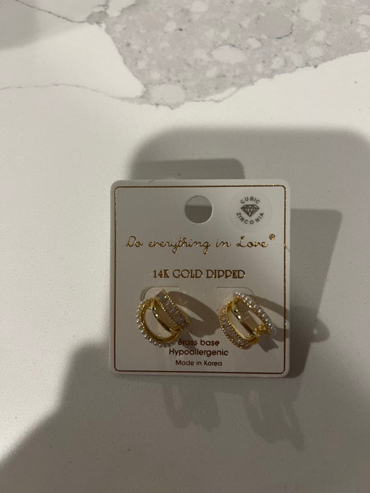 Three Hoop Huggie