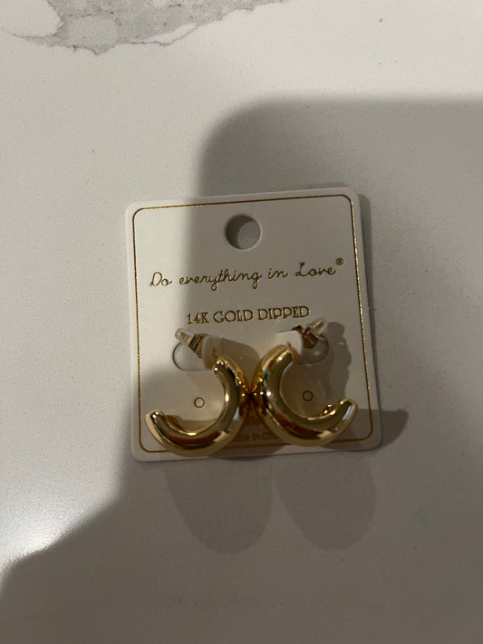 Classic Gold Hoops